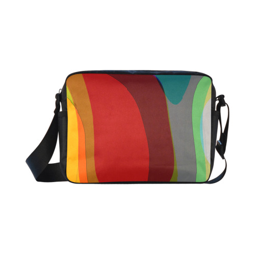 Colorful Abstract 118 Classic Cross-body Nylon Bags (Model 1632)
