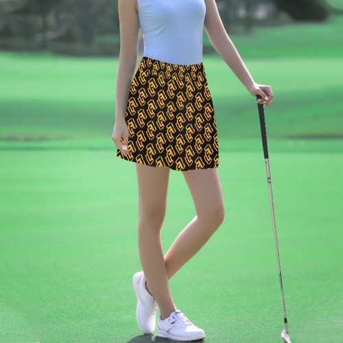 Layer 1 (1) Women's Athletic Skirt (Model D64)