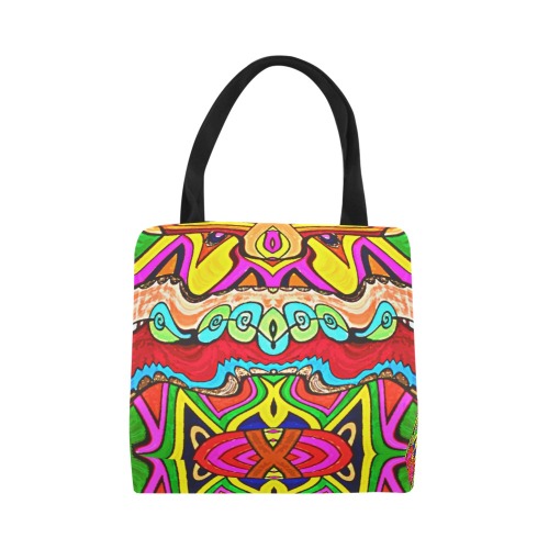 Crown of Many Colors Canvas Tote Bag (Model 1657)