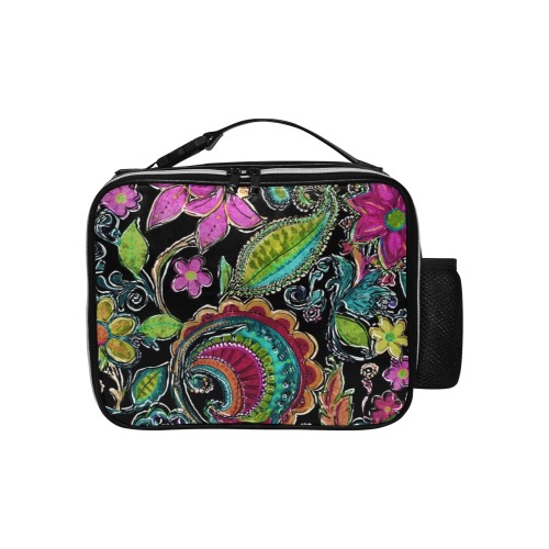 Paisley #2 PU Leather Lunch Bag (Model 1723)