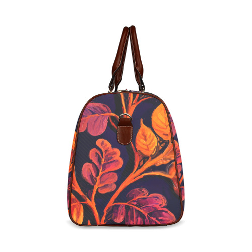 flowers botanic art (10) travel bag Waterproof Travel Bag/Large (Model 1639)