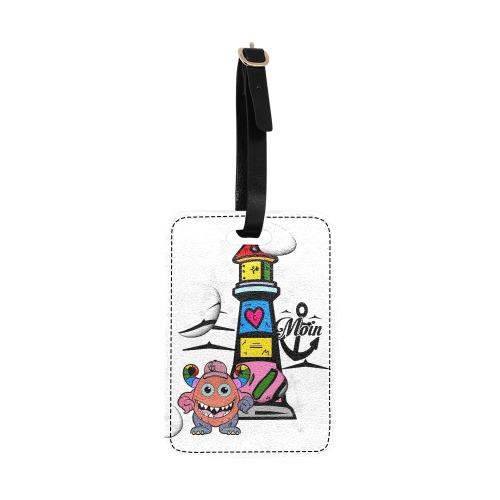 Moin Monster by Nico Bielow Luggage Tag