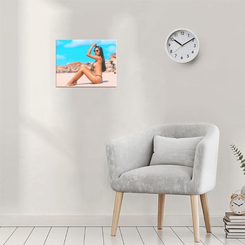 Hot Beach Girl Pose Poster 01 Poster 14"x11"