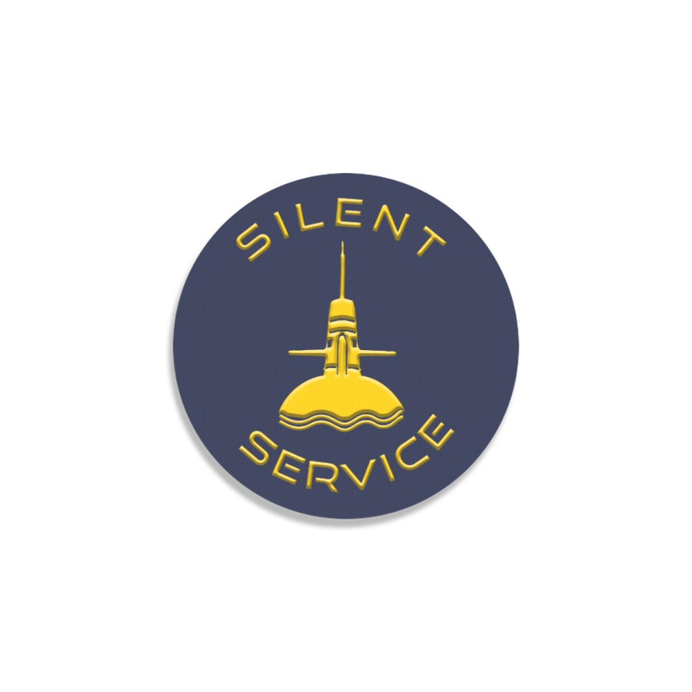 Silent Service Submariner NAVY Commander Sailor Hero Captain Master Round Coaster