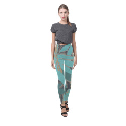 Hawaiian Green Cassandra Women's Leggings (Model L01)