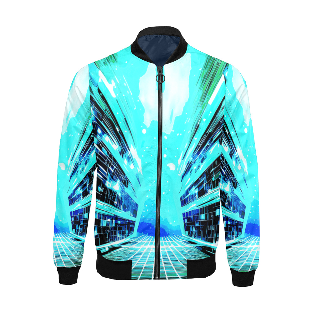 Exploring Galaxy 805 All Over Print Bomber Jacket for Men (Model H19)