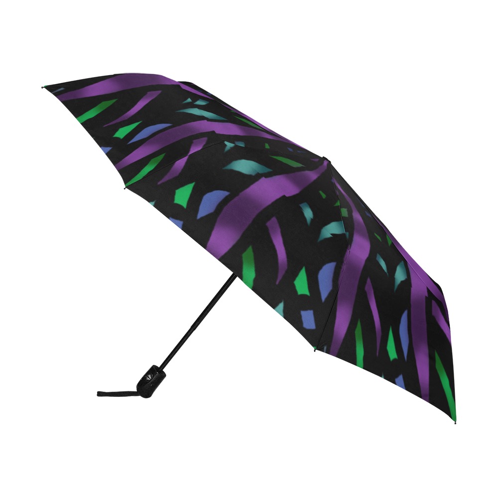 Ô Violet Ribbon Mandala Anti-UV Auto-Foldable Umbrella (U09)