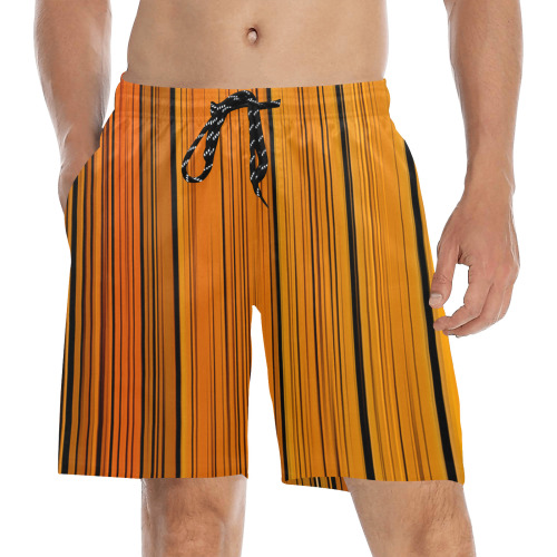 Butterfly Colors Men's Mid-Length Beach Shorts (Model L51)