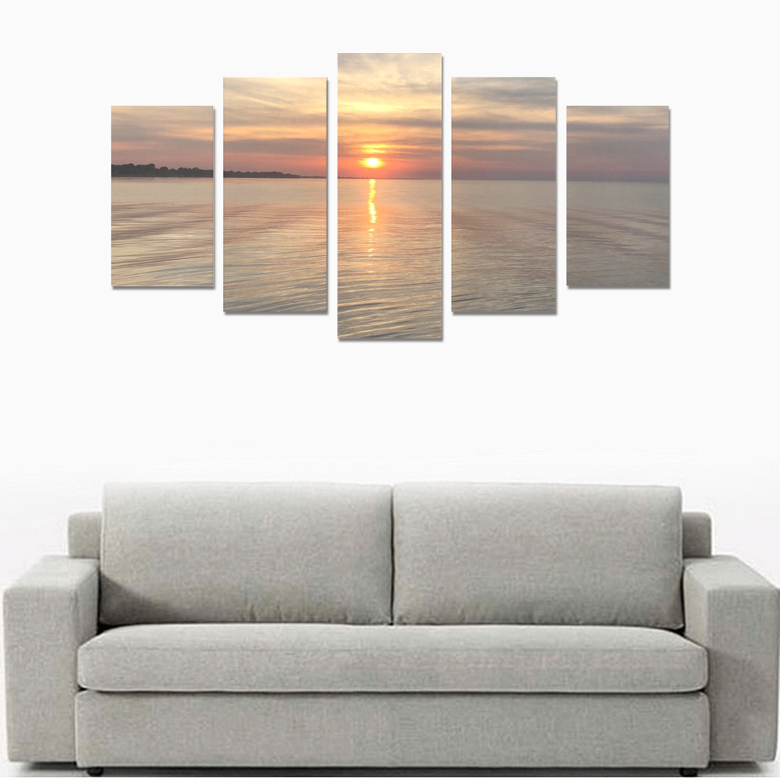 Early Sunset Collection Canvas Print Sets A (No Frame)