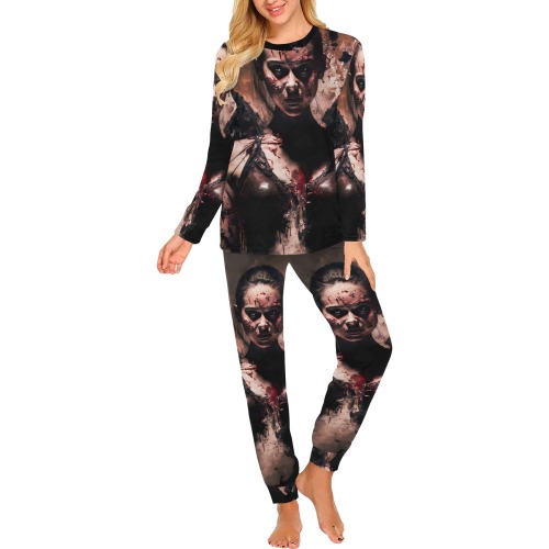 Angel of death Women's All Over Print Pajama Set