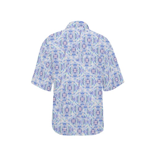 shanti 5 All Over Print Hawaiian Shirt for Women (Model T58)