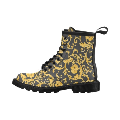 T & R Self Black and yellow boots