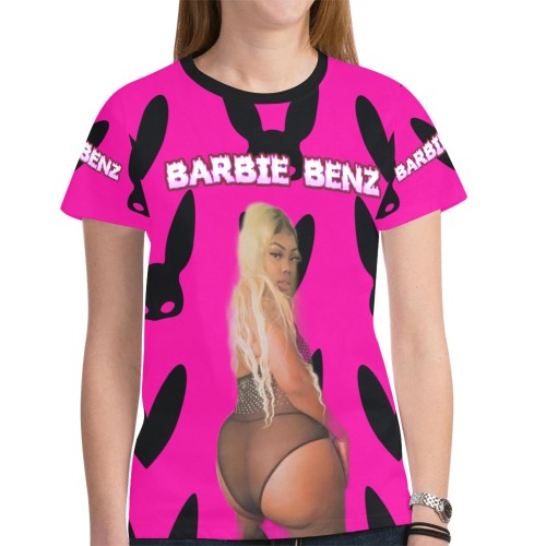 BARBIE BENZ New All Over Print T-shirt for Women (Model T45)