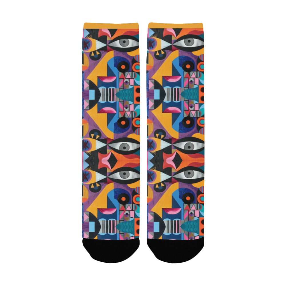 Boho Art Graphic Socks Women's Custom Socks