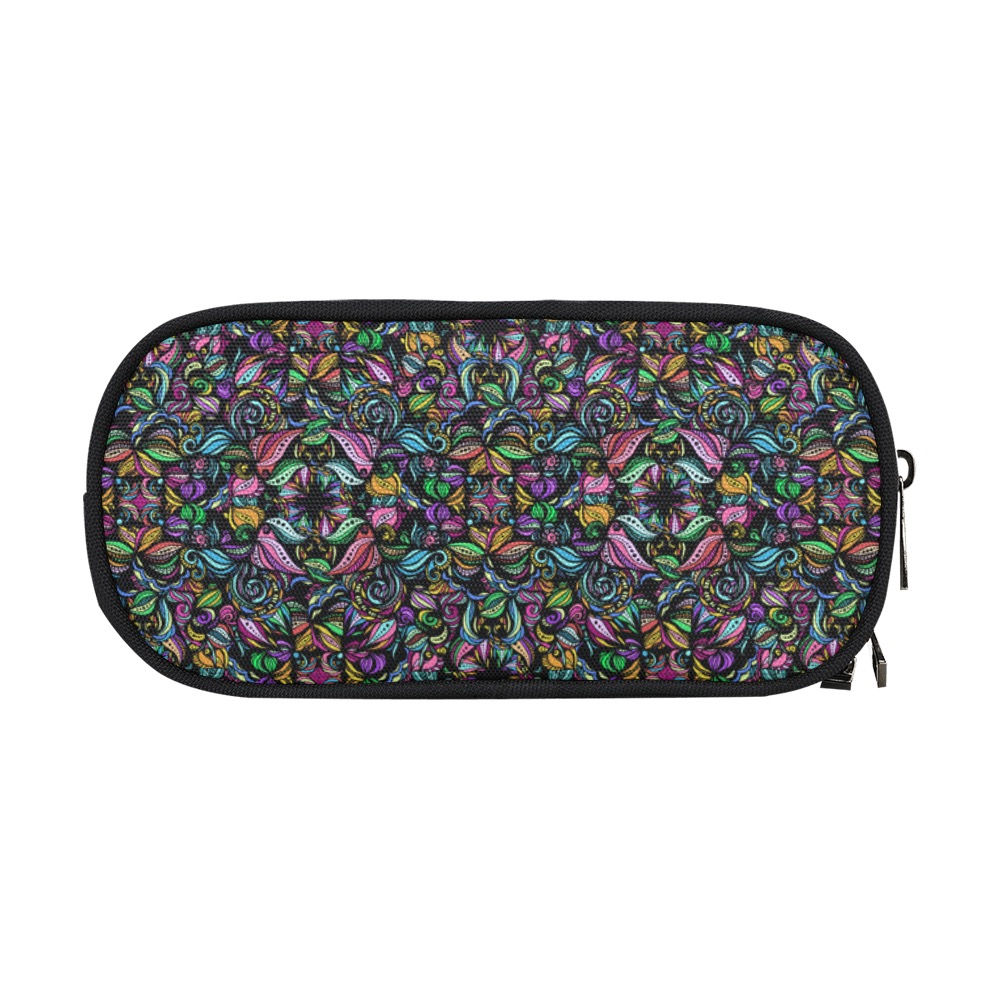 Whimsical Blooms Pencil Pouch/Large (Model 1680)