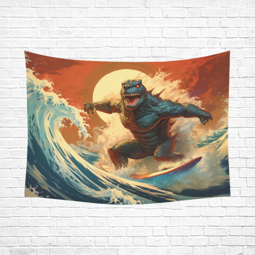 Godzilla Surfing
