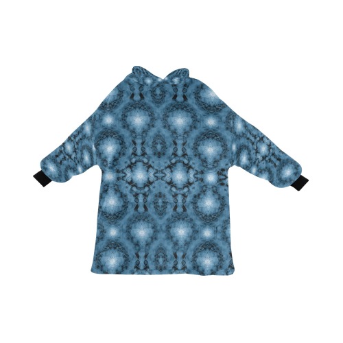 Nidhi decembre 2014-pattern 7-44x55 inches-blue Blanket Hoodie for Men