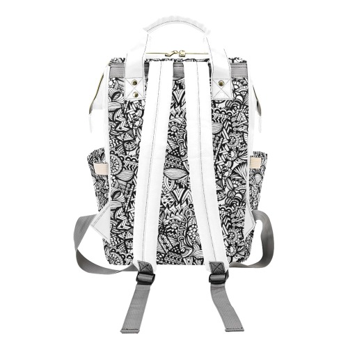 Mind Meld Multi-Function Diaper Backpack/Diaper Bag (Model 1688)