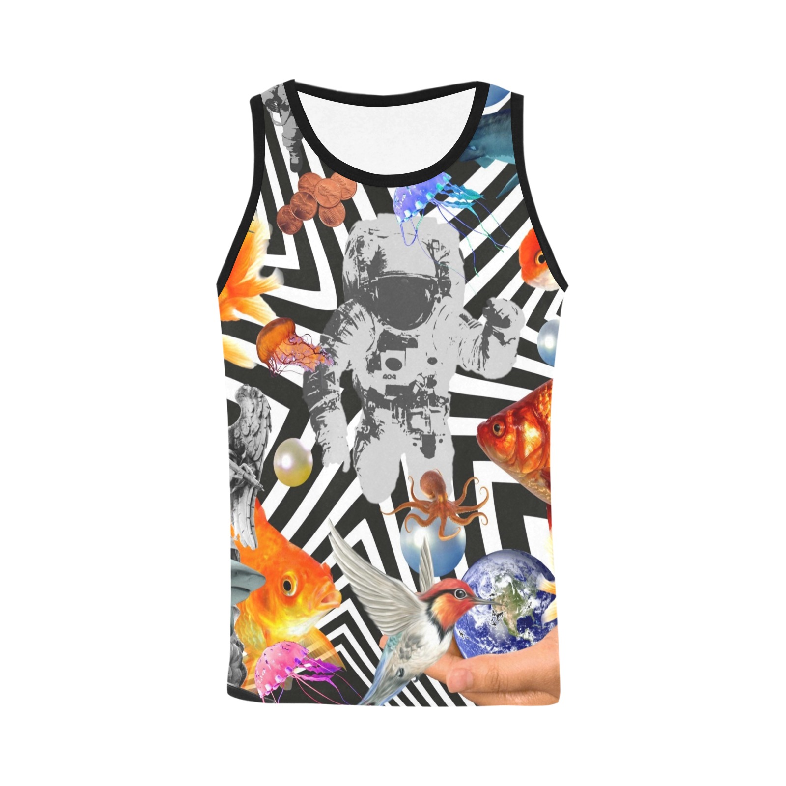 POINT OF ENTRY 2 All Over Print Tank Top for Men (Model T43)