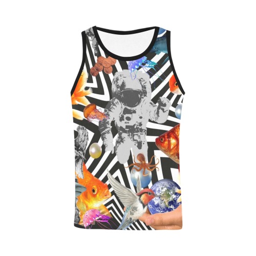 POINT OF ENTRY 2 All Over Print Tank Top for Men (Model T43)