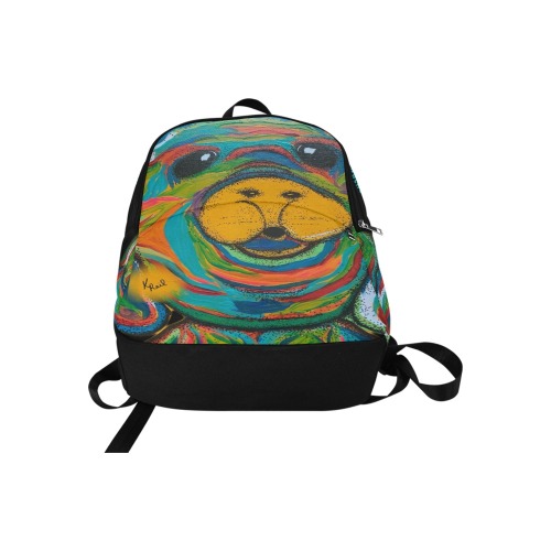 Manatee Landing Backpack Fabric Backpack for Adult (Model 1659)
