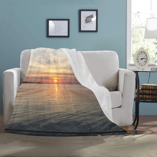 Early Sunset Collection Ultra-Soft Micro Fleece Blanket 50"x60"