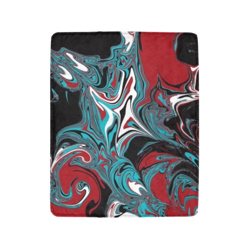 Dark Wave of Colors Ultra-Soft Micro Fleece Blanket 40"x50" (Thick)