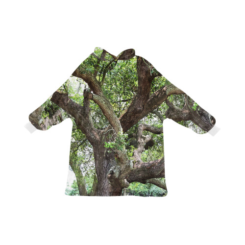 Oak Tree In The Park 7659 Stinson Park Jacksonville Florida Blanket Hoodie for Women