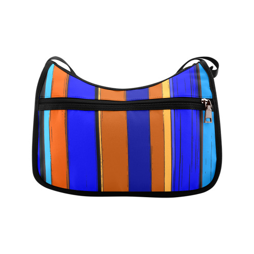 Abstract Blue And Orange 930 Crossbody Bags (Model 1616)