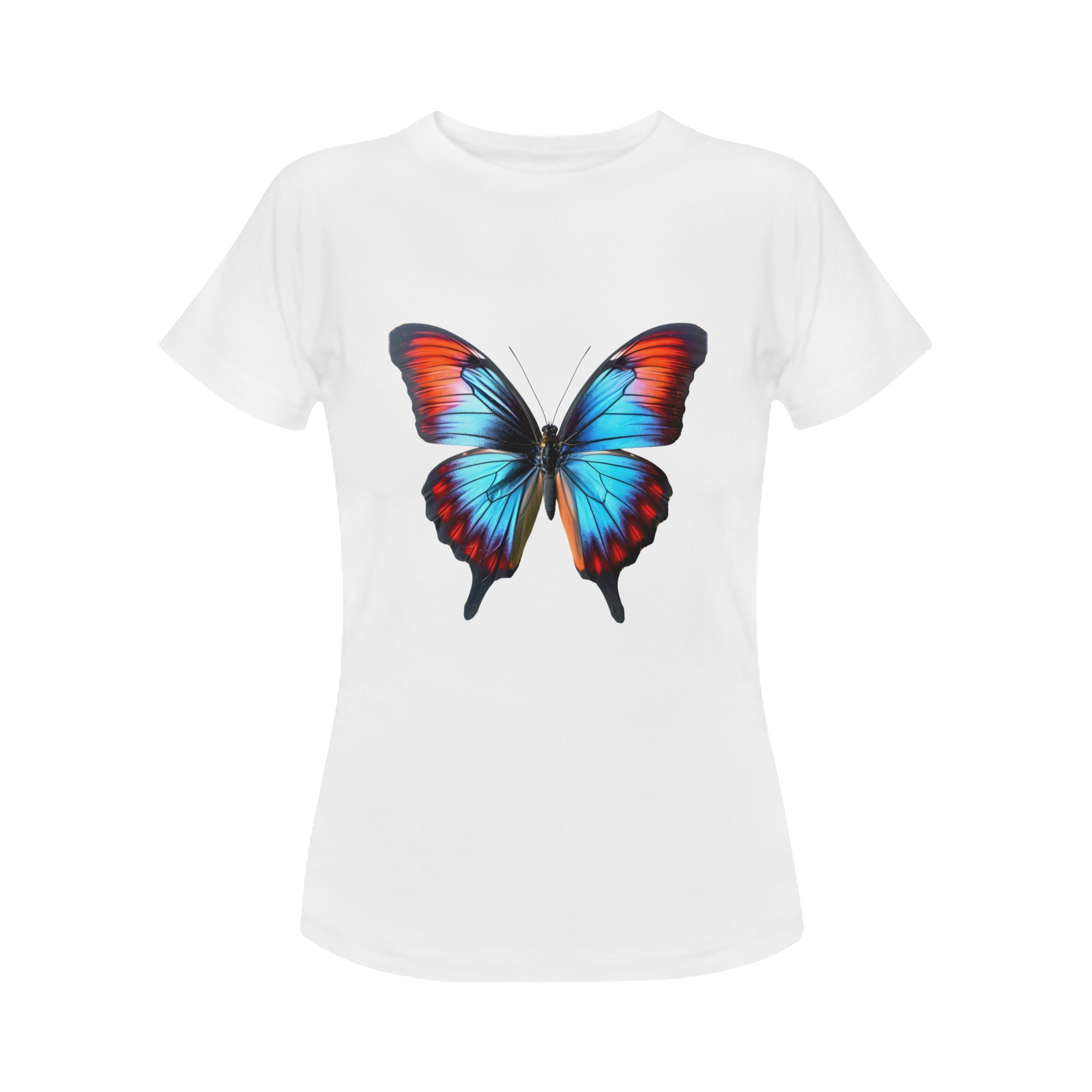 butterfly Women's Classic T-Shirt (Model T17）