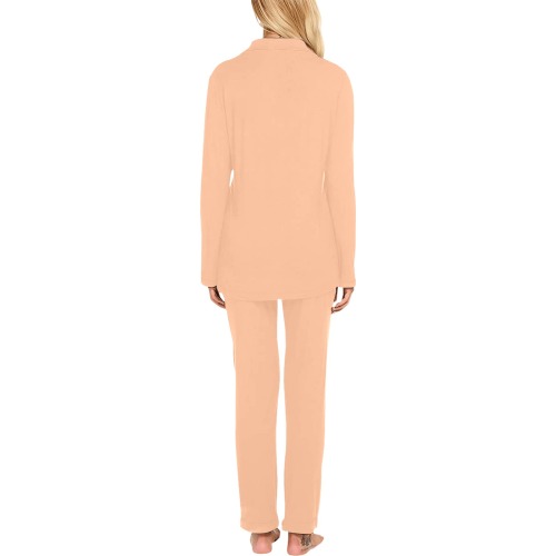 Peach Fuzz 2024 Women's Long Pajama Set