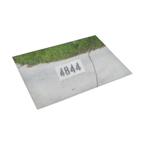 Street Number 4844 Azalea Doormat 30" x 18" (Sponge Material)