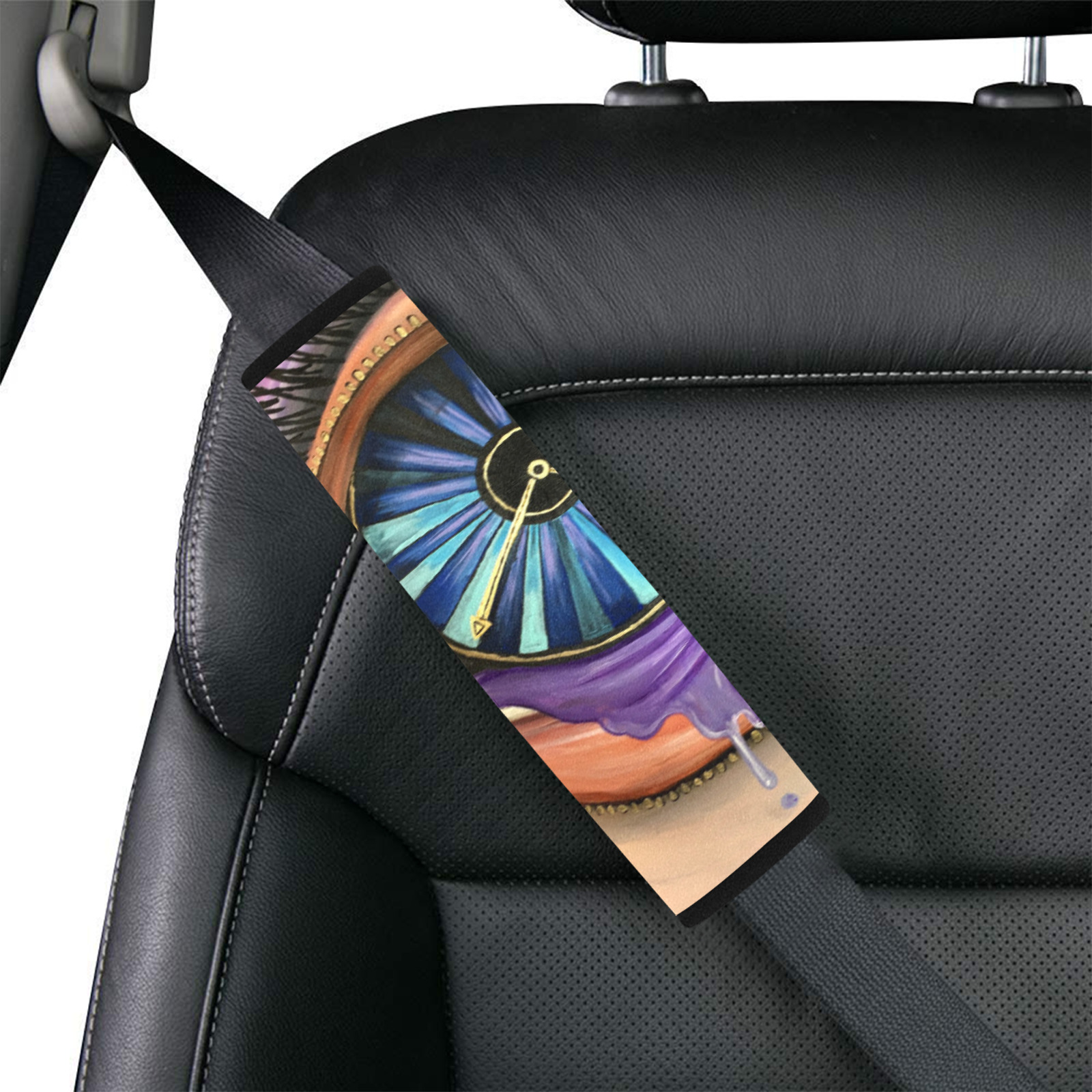 Open Your Eyes Car Seat Belt Cover 7''x10''