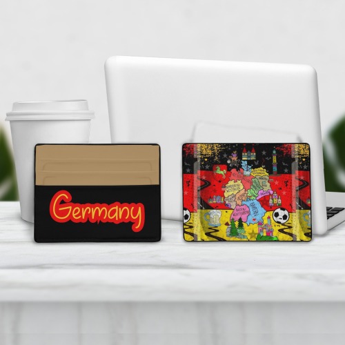 Germany 2022 Pop Art by Nico Bielow Card Holder
