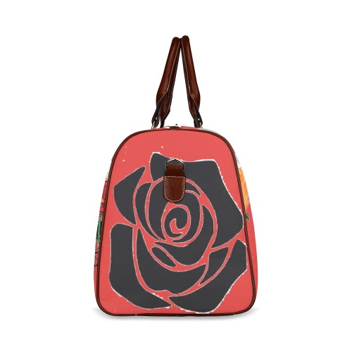 Aromatherapy Apparel Waterproof Travel Bag Red Waterproof Travel Bag/Large (Model 1639)