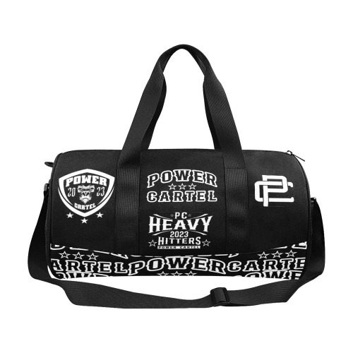 HEAVY HITTERS pc LOGO2 white Duffle Bag (Model 1679)