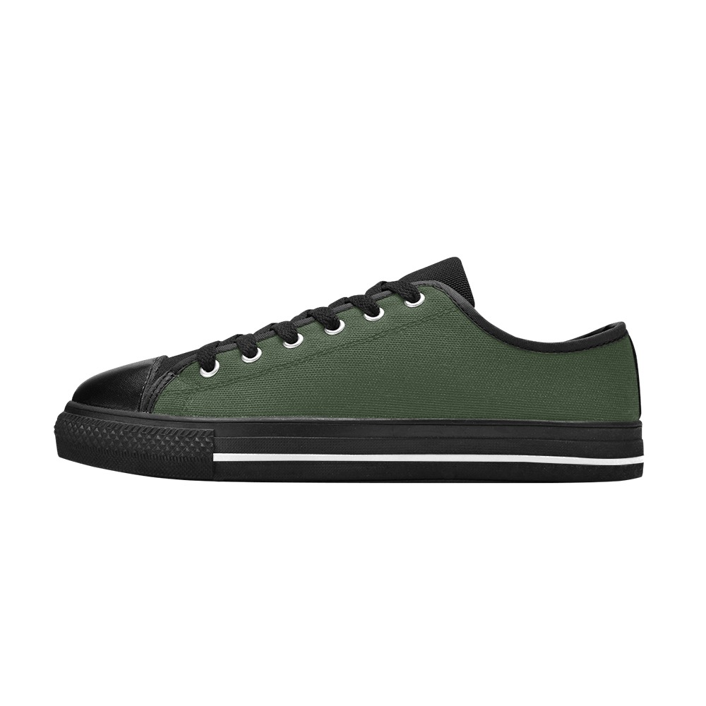 GREEN Women's Classic Canvas Shoes (Model 018)