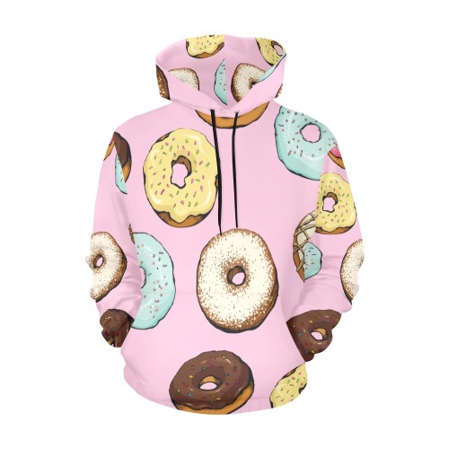 The Dunkin Shop All Over Print Hoodie for Men (USA Size) (Model H13)