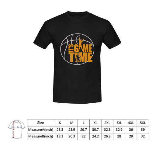Its Game Time - Yellow Men's T-Shirt in USA Size (Front Printing Only)