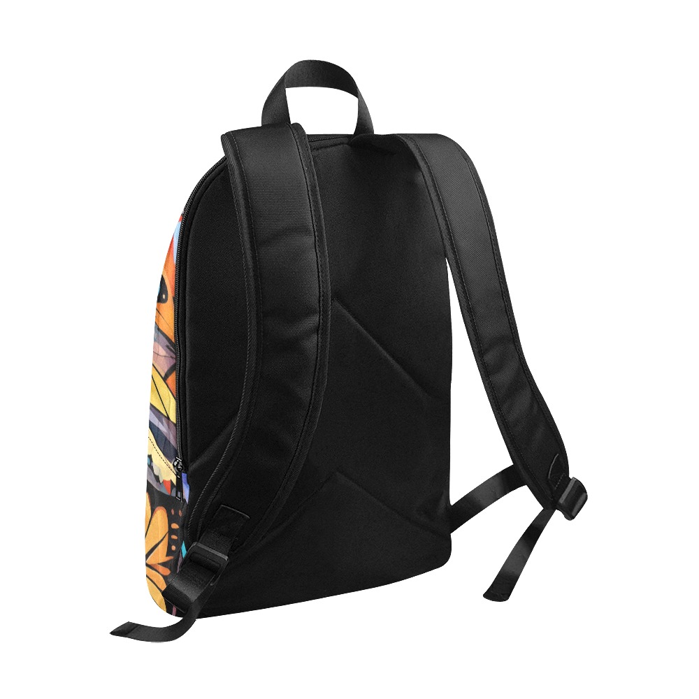 A mix of colorful butterflies. Cool positive art Fabric Backpack for Adult (Model 1659)