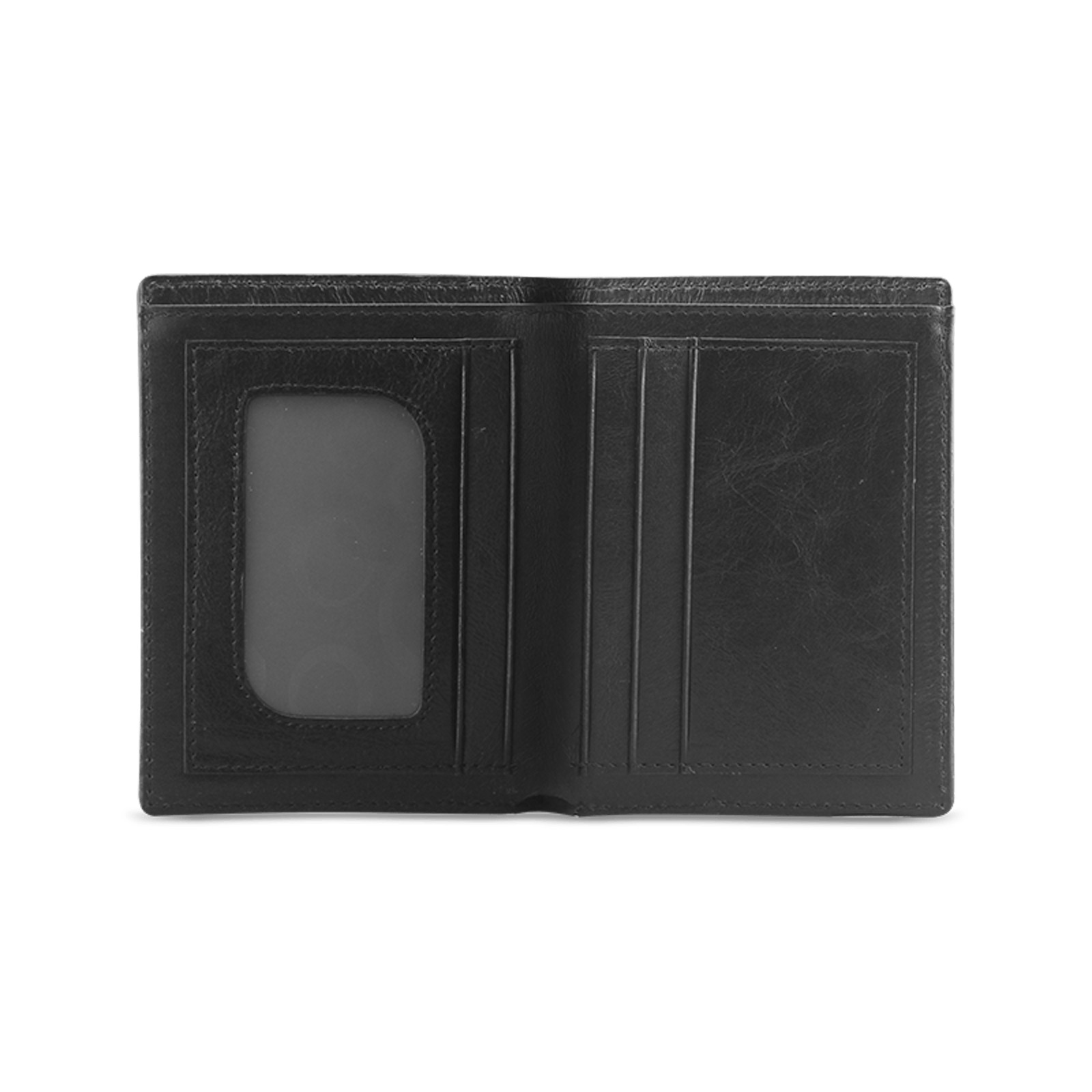 wallet fold Men's Leather Wallet (Model 1612)