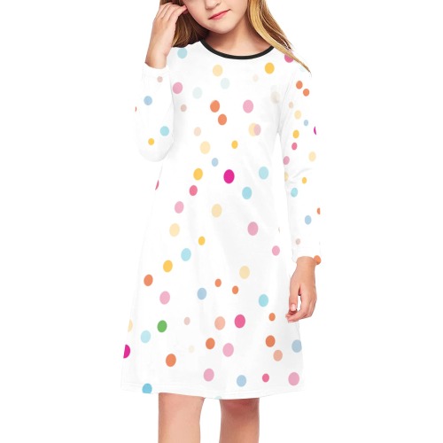 test 10 Girls' Long Sleeve Dress (Model D59)