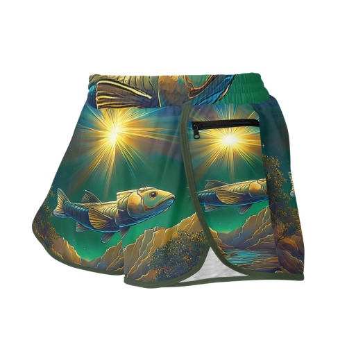 Celestial Swim Women's Sports Shorts (Model L61)