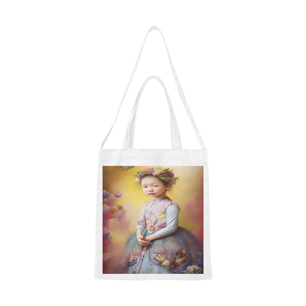 Pretty Girls 10 Canvas Tote Bag/Medium (Model 1701)