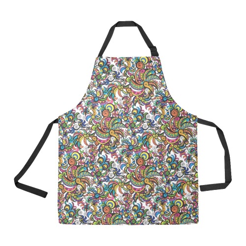 Apocalyptic Parrots All Over Print Apron