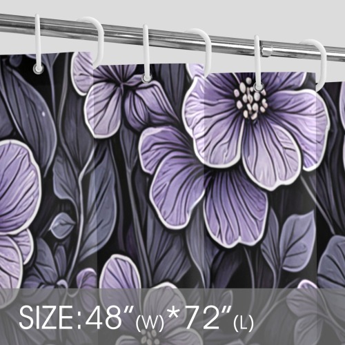 Fabulous Florals 36 Shower Curtain 48"x72"