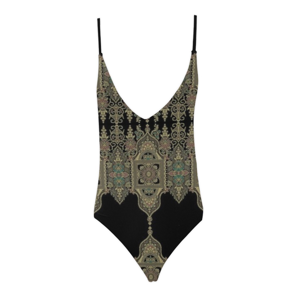 Aztec Tempest Swimsuit Sexy Lacing Backless One-Piece Swimsuit (Model S10)