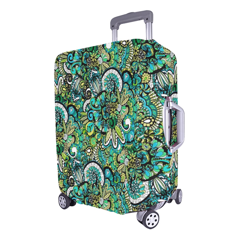 Tropical Illusion Luggage Cover/Large 26"-28"