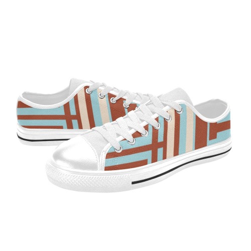 Model 1 Low Top Canvas Shoes for Kid (Model 018)