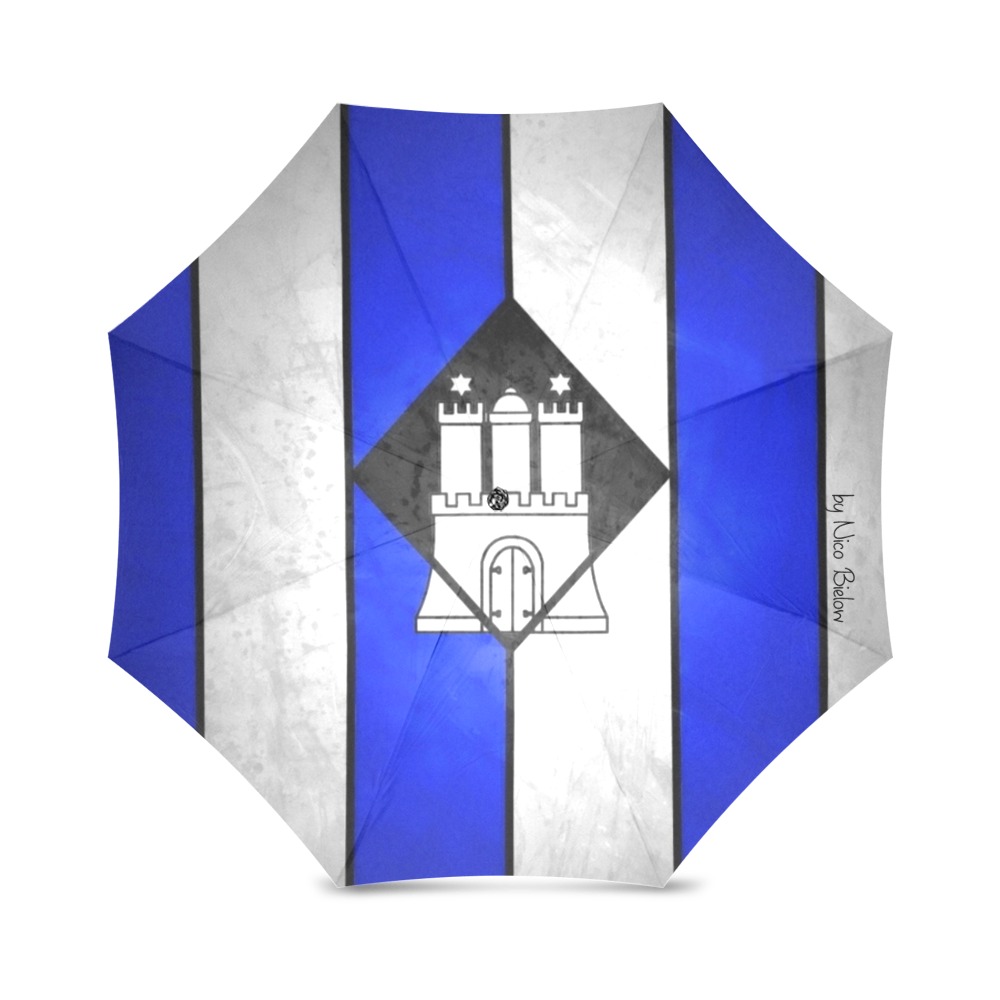 Hamburg Wappen  by Nico Bielow Foldable Umbrella (Model U01)